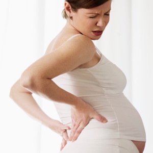 pregnant woman having backache